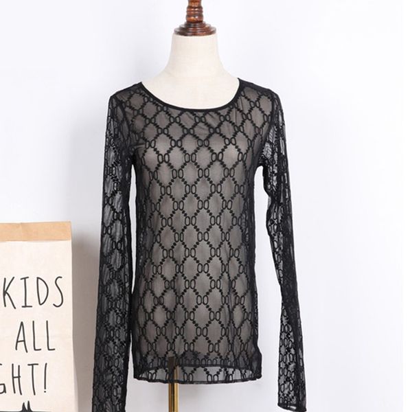 quality women's high embroidery letter lace shirt transparent mesh summer full sleeve with finger hole blouse girl street wear factory, White
quality women's high embroidery letter lace shirt transparent mesh summer full sleeve with finger hole blouse girl street wear factory, White
