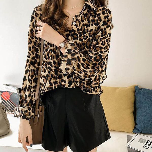 women's blouses shirts fashion womens and elegant long sleeve v neck leopard shirt ladies loose ol chemise femme blusa feminina street, White
women's blouses shirts fashion womens and elegant long sleeve v neck leopard shirt ladies loose ol chemise femme blusa feminina street, White