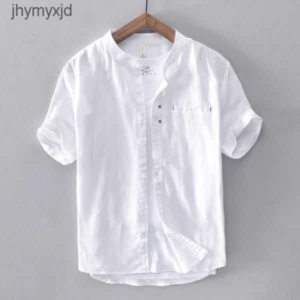 cotton linen shirt men solid short sleeve casual slim button down quality mandarin men's dress shirts camisa masculina 2 98s1, White;black
cotton linen shirt men solid short sleeve casual slim button down quality mandarin men's dress shirts camisa masculina 2 98s1, White;black