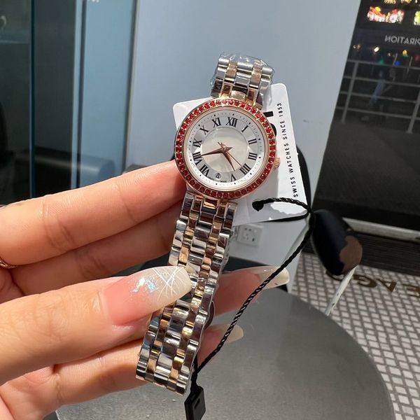 fashion luxury lady watch brand designer 26mm womens watches all stainless steel band quartz waterproof wristwatches for women birthday gift, Slivery;brown
fashion luxury lady watch brand designer 26mm womens watches all stainless steel band quartz waterproof wristwatches for women birthday gift, Slivery;brown