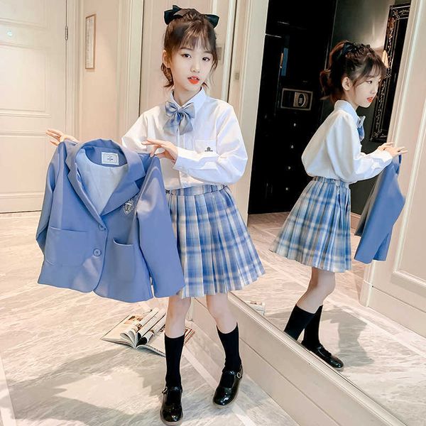 clothing sets jk uniform 3pcs sets girls school uniforms children costume kids suit preppy full sleeve shirts pleated skirt and coat w0425, White
clothing sets jk uniform 3pcs sets girls school uniforms children costume kids suit preppy full sleeve shirts pleated skirt and coat w0425, White