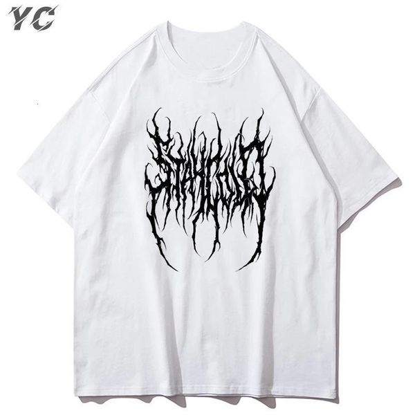 men's t-shirts oversized men's t-shirt hip-hop graphic gothic print summer short sleeved cotton shirt y2k fashionable street cloth, White;black
men's t-shirts oversized men's t-shirt hip-hop graphic gothic print summer short sleeved cotton shirt y2k fashionable street cloth, White;black