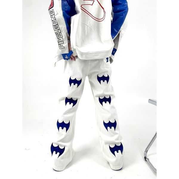 men's jeans high street y2k bat print jeans men's american letter print overalls women's ins gothic harajuku loose straight s, Blue
men's jeans high street y2k bat print jeans men's american letter print overalls women's ins gothic harajuku loose straight s, Blue