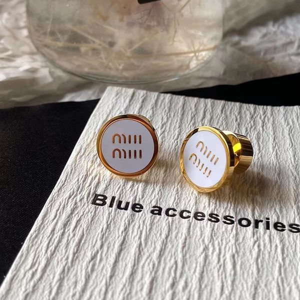 miu oil dropping enamel circular button letter ear studs french small and high end 2022 new earring trend, Golden;silver
miu oil dropping enamel circular button letter ear studs french small and high end 2022 new earring trend, Golden;silver