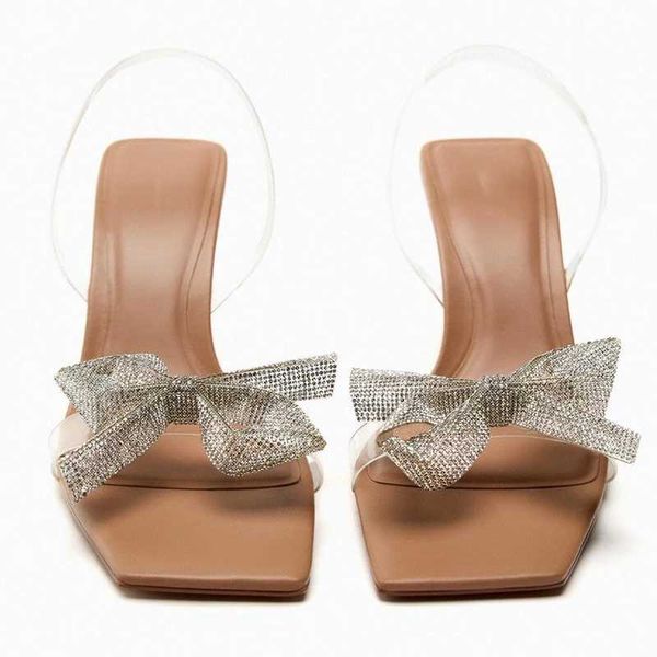 new sandals heeled slides for women summer bow transparent high heel ladies squared toe sandal shoes 230406, Black
new sandals heeled slides for women summer bow transparent high heel ladies squared toe sandal shoes 230406, Black