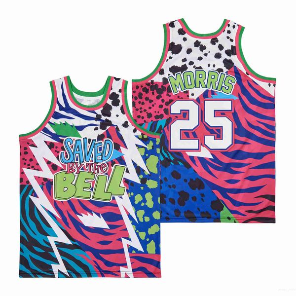 tv movie saved by the bell jerseys basketball 25 morris basketball film retro university high school for sport fans breathable stitched pull, Black
tv movie saved by the bell jerseys basketball 25 morris basketball film retro university high school for sport fans breathable stitched pull, Black