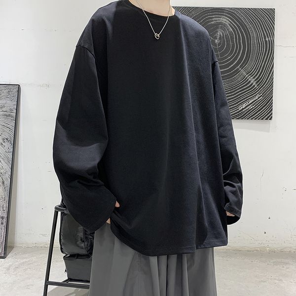 men's t-shirts autumn long sleeve t-shirt men fashion solid basic t shirt mens oversized hip hop casual cotton women streetwear tees 23, White;black
men's t-shirts autumn long sleeve t-shirt men fashion solid basic t shirt mens oversized hip hop casual cotton women streetwear tees 23, White;black