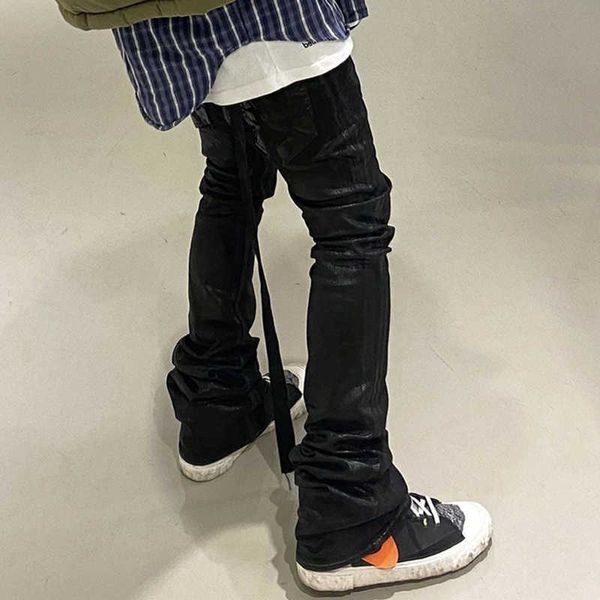 men's jeans y2k streetwear ro style ribbon micro flare jeans for men straight solid color baggy casual denim trousers loose cargos j230, Blue
men's jeans y2k streetwear ro style ribbon micro flare jeans for men straight solid color baggy casual denim trousers loose cargos j230, Blue