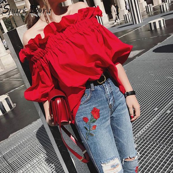 women's blouses shirts autumn fashion pure color lantern sleeve minute lotus leaf side off shoulder slash neck streetwear red female 2, White
women's blouses shirts autumn fashion pure color lantern sleeve minute lotus leaf side off shoulder slash neck streetwear red female 2, White