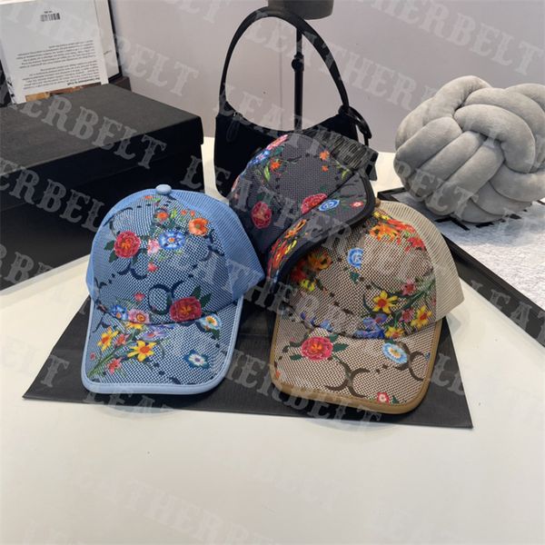 fashion flower print baseball cap summer mesh sport caps designer letter women men golf cap, Blue;gray
fashion flower print baseball cap summer mesh sport caps designer letter women men golf cap, Blue;gray