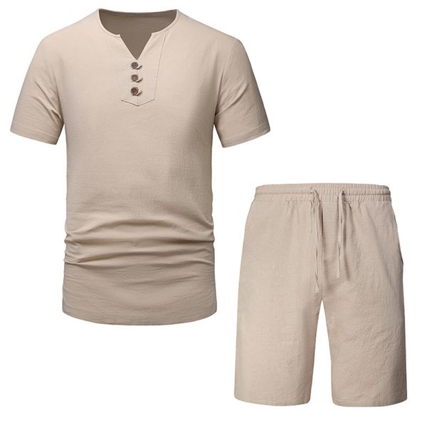 men's tracksuits 2023 summer solid beach shirt suit vacation clothing vneck cardigan short pants twopiece 230424, Gray
men's tracksuits 2023 summer solid beach shirt suit vacation clothing vneck cardigan short pants twopiece 230424, Gray