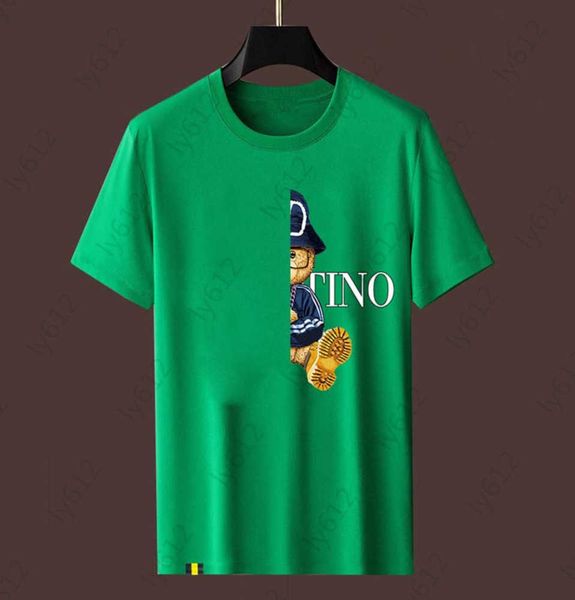 summer green mens designer clothes casual versatile classic loose fitting brand bear logo printed round neck short sleeved t-shirt pure cot, White;black
summer green mens designer clothes casual versatile classic loose fitting brand bear logo printed round neck short sleeved t-shirt pure cot, White;black