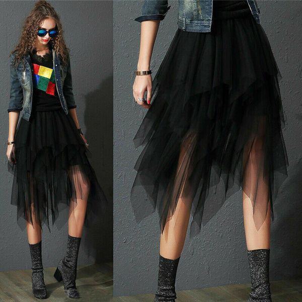 skirts est women's tulle elastic high waist underskirt ballet irregular pleated maxi sheer tutu 230424, Black
skirts est women's tulle elastic high waist underskirt ballet irregular pleated maxi sheer tutu 230424, Black