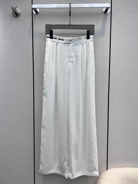 23ss womens designer clothing womens pants the new thin casual everything fashionable wide leg pants waist head ironing drill design women c, Black;white
23ss womens designer clothing womens pants the new thin casual everything fashionable wide leg pants waist head ironing drill design women c, Black;white