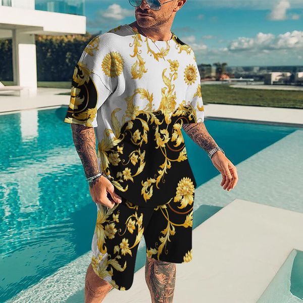 men's tracksuits set pattern 3d printing summer tracksuit sportswear fashion tshirt shorts jogging fitness short sleeve casual sports s, Gray
men's tracksuits set pattern 3d printing summer tracksuit sportswear fashion tshirt shorts jogging fitness short sleeve casual sports s, Gray