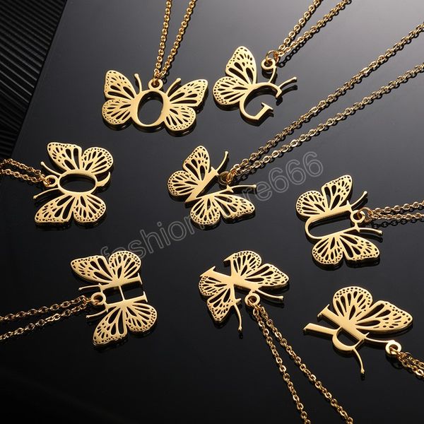 fashion butterfly letters necklaces for women girls stainless steel alphabet pendant choker necklace party jewelry gifts, Silver
fashion butterfly letters necklaces for women girls stainless steel alphabet pendant choker necklace party jewelry gifts, Silver