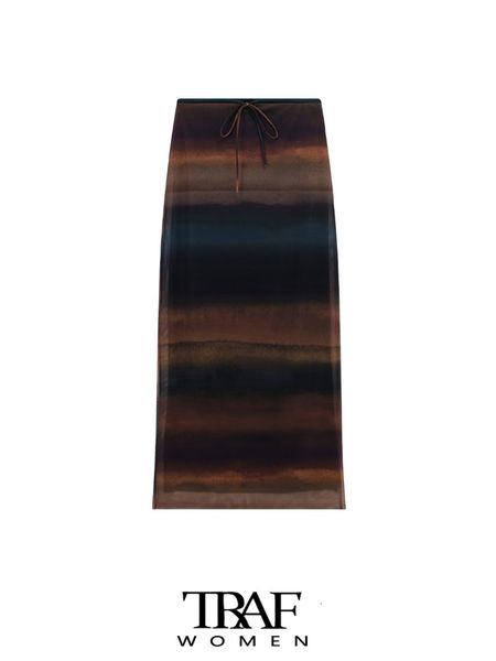skirts traf women fashion with lining printed tulle midi skirt vintage high elastic waist drawstring female mujer 230424, Black
skirts traf women fashion with lining printed tulle midi skirt vintage high elastic waist drawstring female mujer 230424, Black
