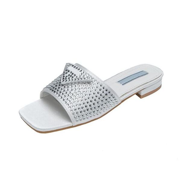 designer slides women luxury slippers rhinestone slipon sandals 2023 summer slide ladies beach chunky heels classic p sandal triangle low he, Black
designer slides women luxury slippers rhinestone slipon sandals 2023 summer slide ladies beach chunky heels classic p sandal triangle low he, Black