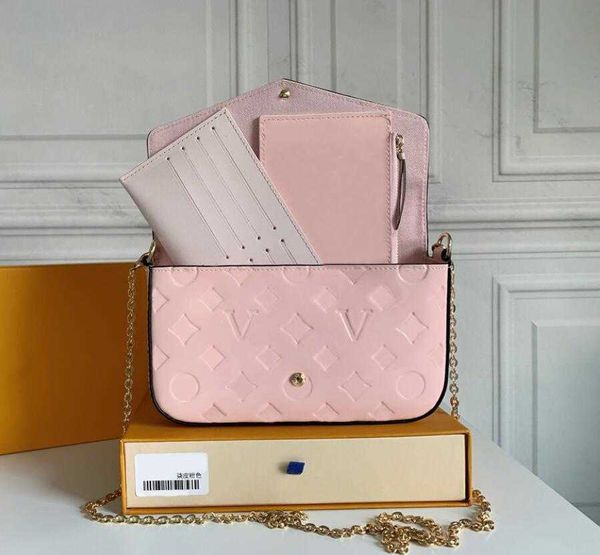 designer womens shoulder bag luxury pochette felicie handbags embossed flower letters leather mini chain makeup bags ladies fashion clutch p
designer womens shoulder bag luxury pochette felicie handbags embossed flower letters leather mini chain makeup bags ladies fashion clutch p