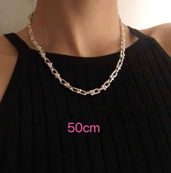versatile 925 sterling silver hardwear series tiffay buckle chain necklace medium size couple pendant gift original logo
versatile 925 sterling silver hardwear series tiffay buckle chain necklace medium size couple pendant gift original logo