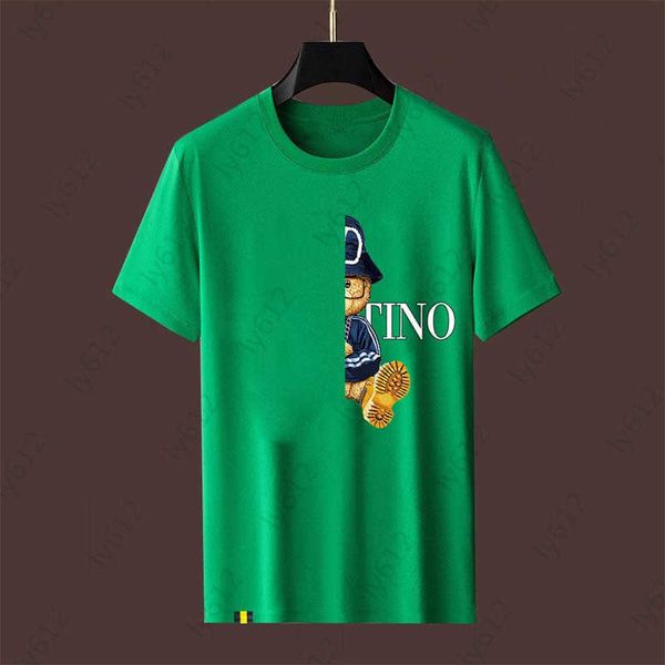 summer green mens designer clothes casual versatile classic loose fitting brand bear logo printed round neck short sleeved t-shirt pure cot, White;black
summer green mens designer clothes casual versatile classic loose fitting brand bear logo printed round neck short sleeved t-shirt pure cot, White;black