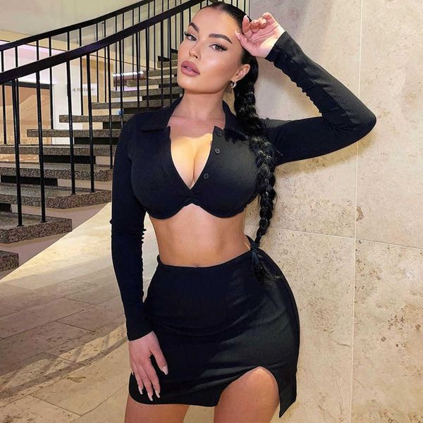 two piece dress fashion ribbed bodycon two piece set women long sleeve crop t shirts side slit mini skirts sets zip up white beach outfits j
two piece dress fashion ribbed bodycon two piece set women long sleeve crop t shirts side slit mini skirts sets zip up white beach outfits j