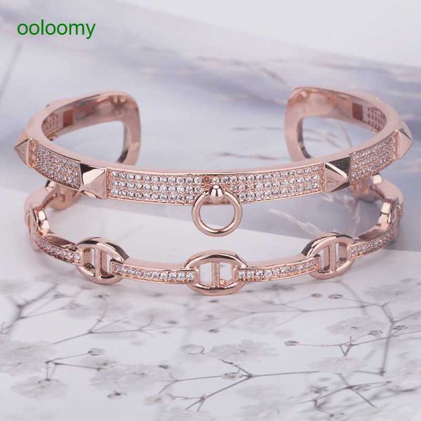 hemres designer bracelet exquisite h rose gold diamond bracelet copper plated oval buckle belt 2-in-1 ring handpiece wpng, Black
hemres designer bracelet exquisite h rose gold diamond bracelet copper plated oval buckle belt 2-in-1 ring handpiece wpng, Black