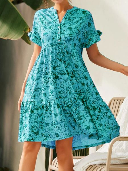 casual dresses dress for women spring summer deep v-neck button print short sleeves loose casual dress womenswear streetwear flare sleeve 23, Black;gray
casual dresses dress for women spring summer deep v-neck button print short sleeves loose casual dress womenswear streetwear flare sleeve 23, Black;gray