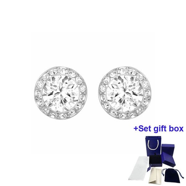 swa fashion charm earrings angelic stud earrings, round cut, white, exquisite gift box ing, Golden
swa fashion charm earrings angelic stud earrings, round cut, white, exquisite gift box ing, Golden