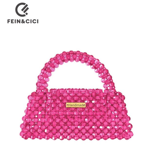 evening bags pearl bead bag designer brand clear acrylic crystal stone box totes handbag women handmade summer party small bucket purse j230
evening bags pearl bead bag designer brand clear acrylic crystal stone box totes handbag women handmade summer party small bucket purse j230
