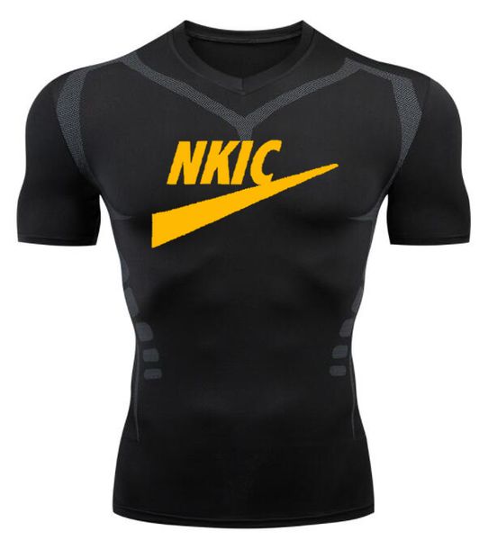 new men 's fitness gym t shirts new shirt running men brand print designer quick dry t-shirts running slim fit tees sport muscle tee, White;black
new men 's fitness gym t shirts new shirt running men brand print designer quick dry t-shirts running slim fit tees sport muscle tee, White;black