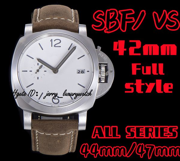 sbf / vs luxury men's watch pam1394,, 42mm all series all styles, exclusive p9010 movement, there are 44, 47mm other models, 316l fine, Slivery;brown
sbf / vs luxury men's watch pam1394,, 42mm all series all styles, exclusive p9010 movement, there are 44, 47mm other models, 316l fine, Slivery;brown