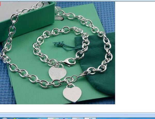 2023 lovely cute pendant necklaces thick stainless steel chain heart luxury designer women necklace with dust bag and box, Silver
2023 lovely cute pendant necklaces thick stainless steel chain heart luxury designer women necklace with dust bag and box, Silver