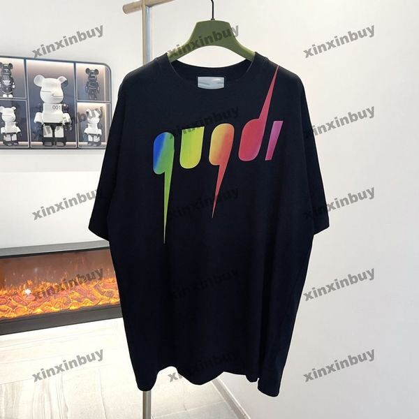 xinxinbuy men designer tee t shirt 23ss lightning rainbow gradient letter short sleeve cotton women black apricot xs-l, Black;brown
xinxinbuy men designer tee t shirt 23ss lightning rainbow gradient letter short sleeve cotton women black apricot xs-l, Black;brown