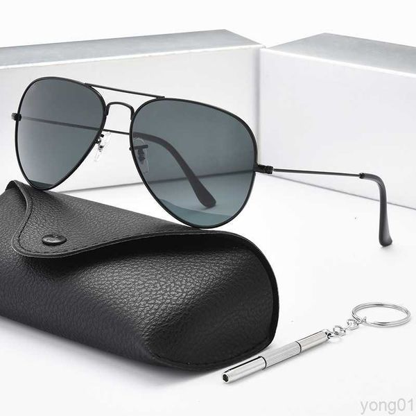 luxury men classic pilot designer sunglasses hd sun glasses driving fishing eyewear for women uv400 protection, White;black
luxury men classic pilot designer sunglasses hd sun glasses driving fishing eyewear for women uv400 protection, White;black