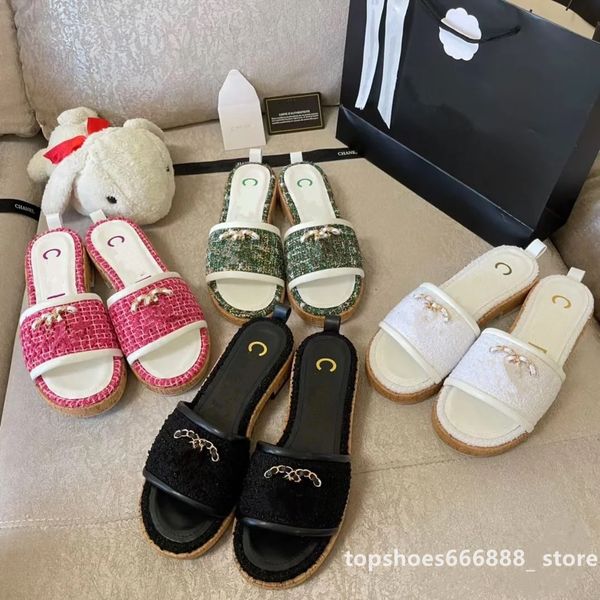 2023 paris fashion luxury designer slippers cd toe soft surface low heel ladies slide casual channe summer shoes ladies double low heel sand, Black
2023 paris fashion luxury designer slippers cd toe soft surface low heel ladies slide casual channe summer shoes ladies double low heel sand, Black