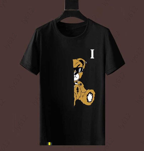 designer black men t shirt summer trendy fashion luxurious classic three-dimensional brand bear pattern printed round neck short sleeves men, White;black
designer black men t shirt summer trendy fashion luxurious classic three-dimensional brand bear pattern printed round neck short sleeves men, White;black