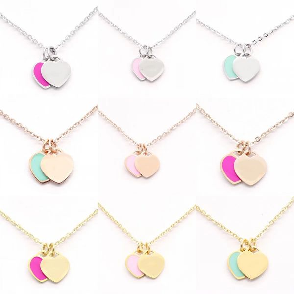 love designer necklace heart pendant necklaces for womens jewlery double tag enamel lovers gifts letter colorful t luxury necklace trendy pl, Silver
love designer necklace heart pendant necklaces for womens jewlery double tag enamel lovers gifts letter colorful t luxury necklace trendy pl, Silver