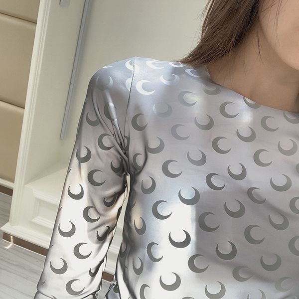 designer women t-shirt moon print round neck slim casual ladies long sleeve bottoming shirt, White
designer women t-shirt moon print round neck slim casual ladies long sleeve bottoming shirt, White