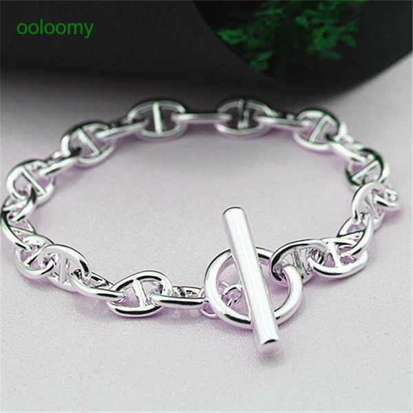 hemrres designer bracelet silver bracelet classic simple japanese character women's handchain jewelry wzyy, Black
hemrres designer bracelet silver bracelet classic simple japanese character women's handchain jewelry wzyy, Black