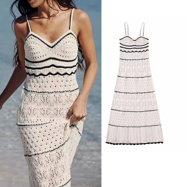 casual dresses 2023 summer dres's beach style knitted slim fit strap long dress color hollow elegant tight 230424, Black;gray
casual dresses 2023 summer dres's beach style knitted slim fit strap long dress color hollow elegant tight 230424, Black;gray