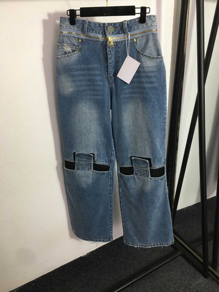 23ss denim jeans designer women jeans straight jeans womens multi-zipper design fashion ripped zipper splicing high waist wide leg denim pan, Blue
23ss denim jeans designer women jeans straight jeans womens multi-zipper design fashion ripped zipper splicing high waist wide leg denim pan, Blue