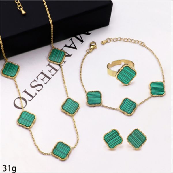designer jewelry fashion suit pendant earrings bracelet women's three-piece wedding banquet stainless steel, Silver
designer jewelry fashion suit pendant earrings bracelet women's three-piece wedding banquet stainless steel, Silver
