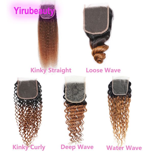 peruvian virgin hair 1b/30 ombre color yirubeauty kinky curly deep wave 4x4 lace closure part 10-24inch, Black;brown
peruvian virgin hair 1b/30 ombre color yirubeauty kinky curly deep wave 4x4 lace closure part 10-24inch, Black;brown