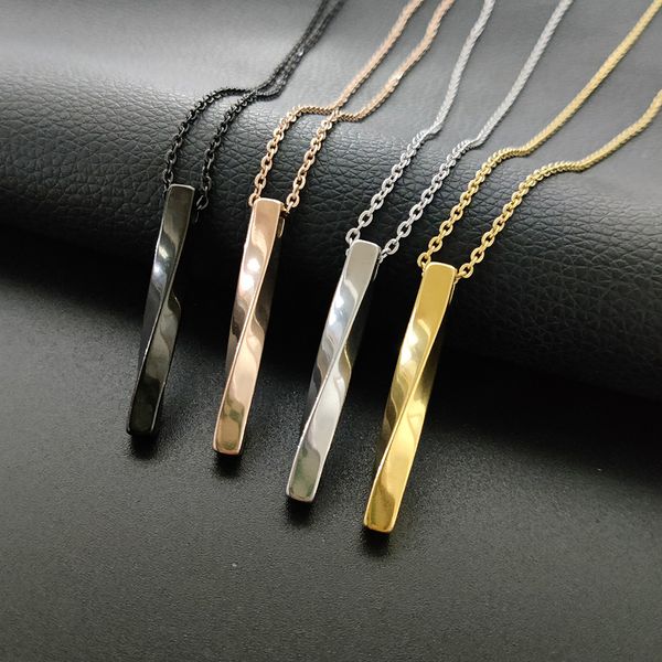pendant necklaces black rectangle men trendy simple stainless steel chain women fashion jewelry gift 230424, Silver
pendant necklaces black rectangle men trendy simple stainless steel chain women fashion jewelry gift 230424, Silver