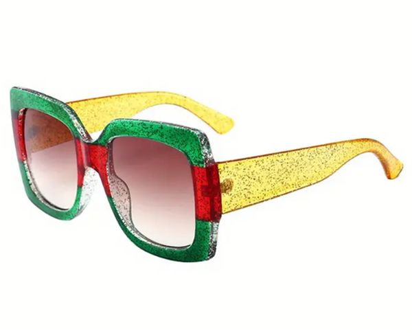 women's oversized colorful square frame sunglasses - uv protection & fashionable sun glasses, White;black
women's oversized colorful square frame sunglasses - uv protection & fashionable sun glasses, White;black