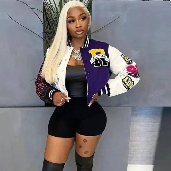 women's jackets women's jacket splicing color comparison shorts women's jacket y2k single chest baseball jacket cut spring st, Black;brown
women's jackets women's jacket splicing color comparison shorts women's jacket y2k single chest baseball jacket cut spring st, Black;brown