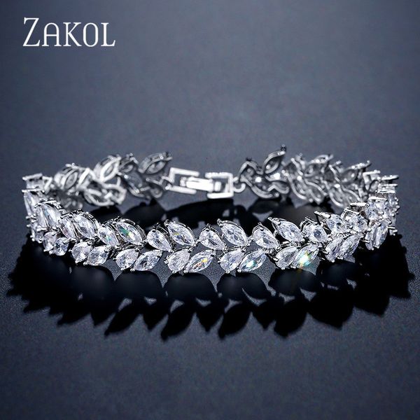 charm bracelets zakol fashion cubic zirconia leaf bracelet for women bridal wedding party jewelry fsbp2126 230425, Golden;silver
charm bracelets zakol fashion cubic zirconia leaf bracelet for women bridal wedding party jewelry fsbp2126 230425, Golden;silver