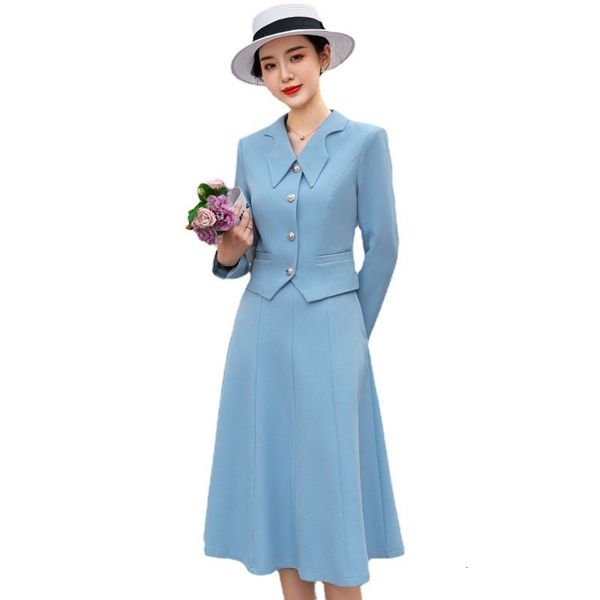 two piece dress office lady skirt suits french style set women long sleeve single breasted short blazer a line 2 outfits 230425, White
two piece dress office lady skirt suits french style set women long sleeve single breasted short blazer a line 2 outfits 230425, White