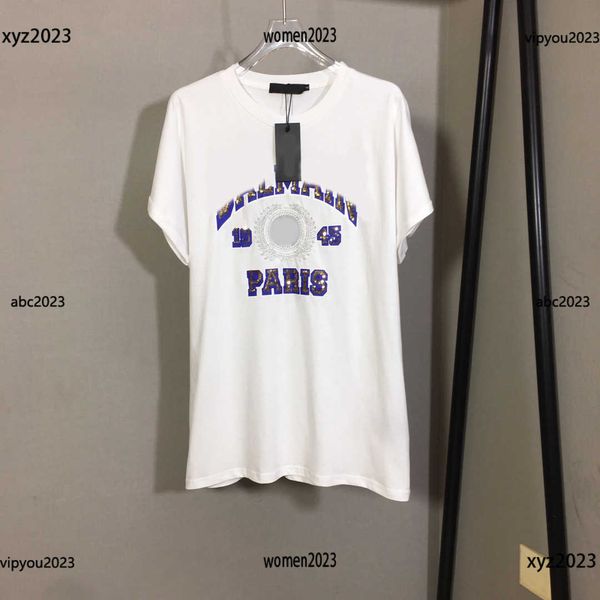 women's t-shirt letter printing tees sequin embroidery letters short sleeves round neck t shirt size s-l summer fashion april23, White
women's t-shirt letter printing tees sequin embroidery letters short sleeves round neck t shirt size s-l summer fashion april23, White